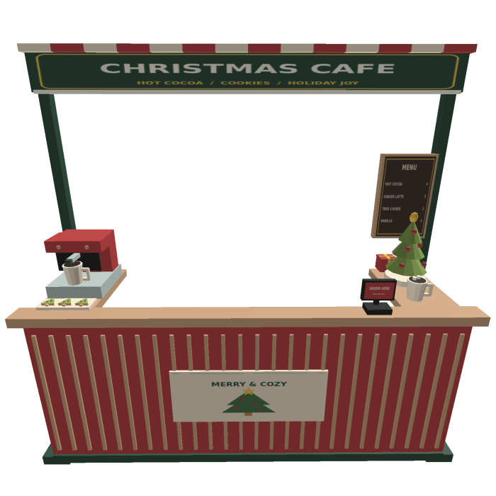 Christmas Cafe Stand