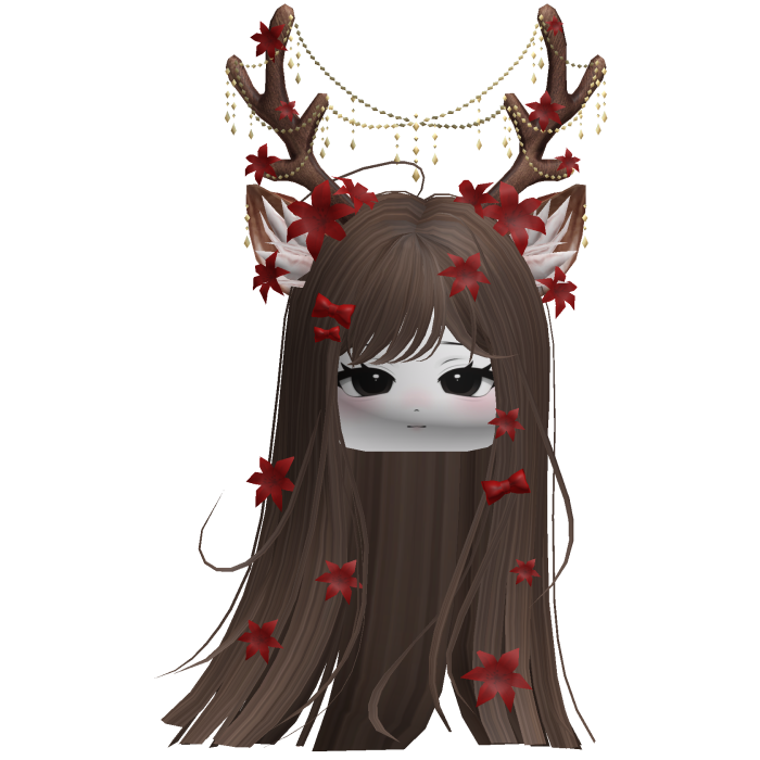 Ethereal Christmas Fairy Fawn Hair w/ Antlers
