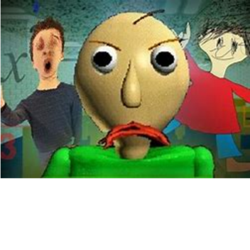 bald boy with maths