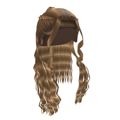 Half Up Braided Ponytail in Blonde Roblox item