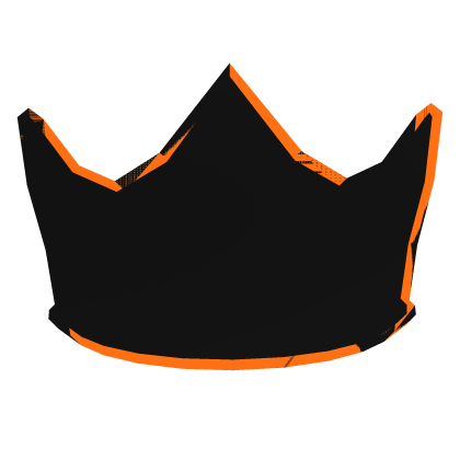 Animated Cartoony Orange Crown Roblox item