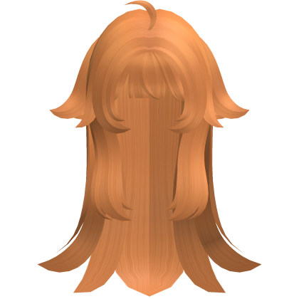 ginger 2 messy vkei long wispy hair w tufts