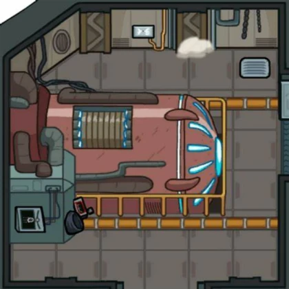 among us upper engine room background
