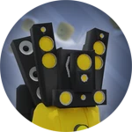 Gold Titan Speaker Man