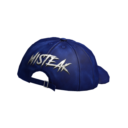 Stylish Backwards Black Misteak Hat Blue Roblox item