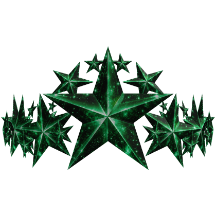☑️  Emerald Green Star Crown