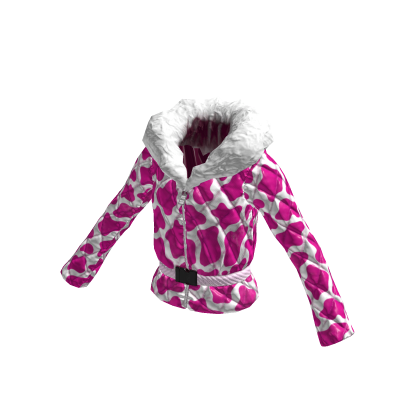 Cow Print Snow Jacket thumbnail