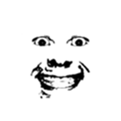 very scary face Roblox decal
