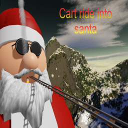 Cart ride into Santa