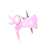 Pink Starry Winged Helmet