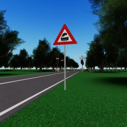 Dutch railroad crossing icon