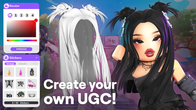 [Free Hair UGC] Make It Fashion ✨ screenshot 3