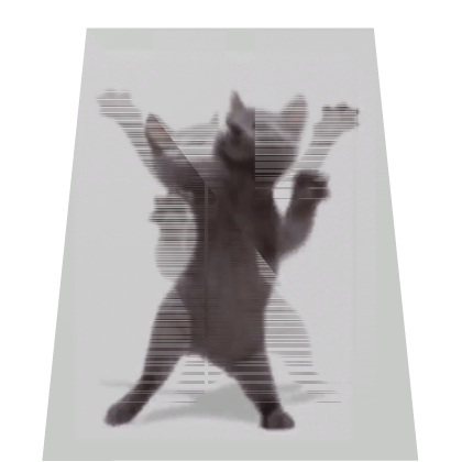 [ANIMATED] Polyester Cat meme cape Roblox item