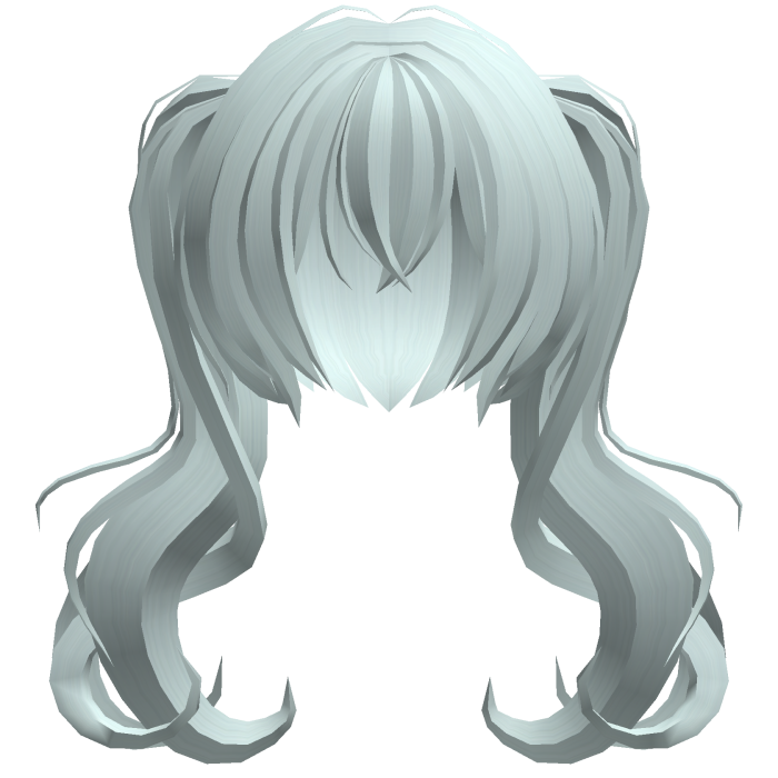 teal moe messy long hikikomori pigtails