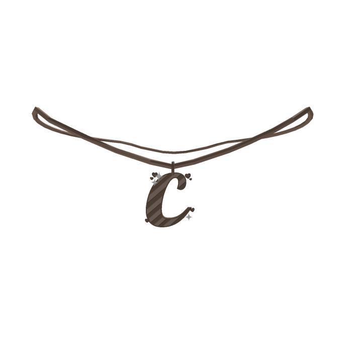 c initial necklace