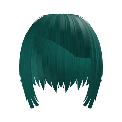 Anime ghoul emo choppy vkei short teal hair