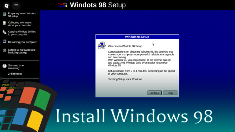 Windows 98 Simulator screenshot 1