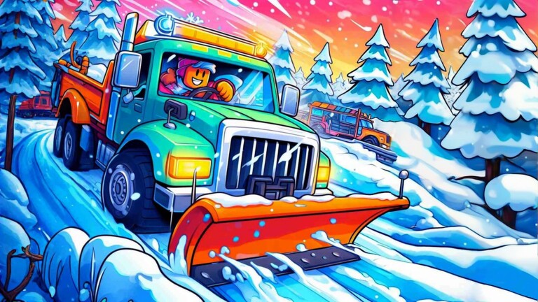 Snow Plow Simulator — official Roblox game image