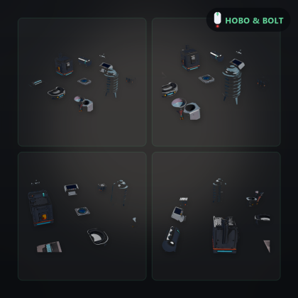 Modular Tycoon Factory & Conveyor Kit preview 2