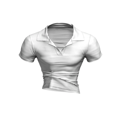Pinned Collared White Shirt