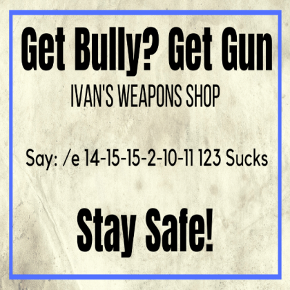 Gun Shop Advertising Poster Roblox decal