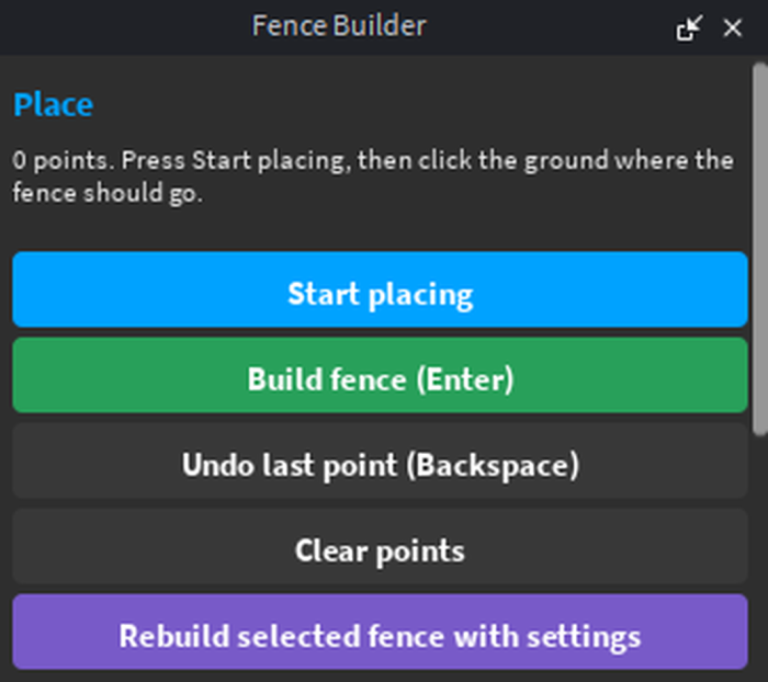 Fence Builder preview 2