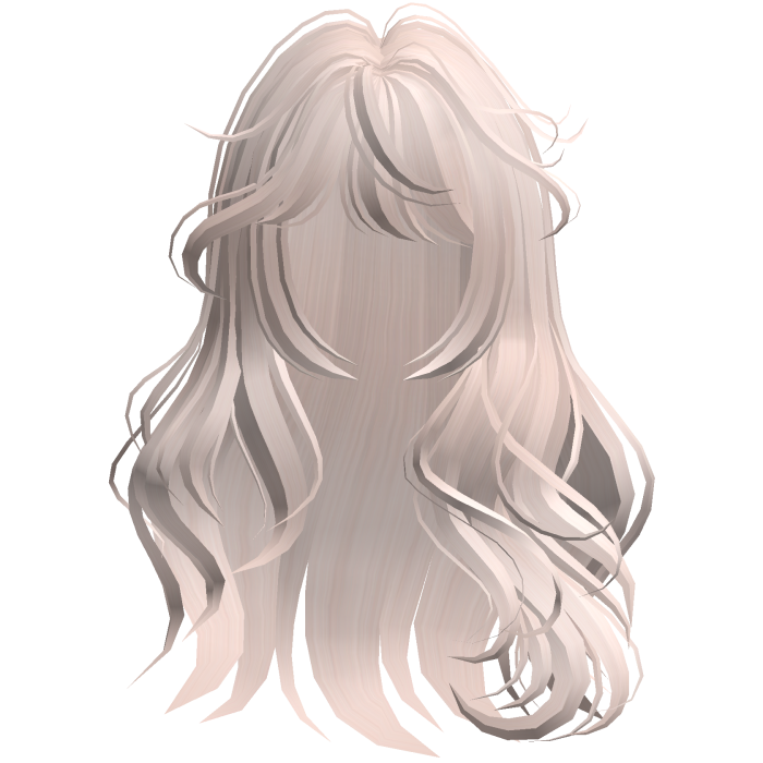 Platinum Blonde Lush Wavy Anime Hair 