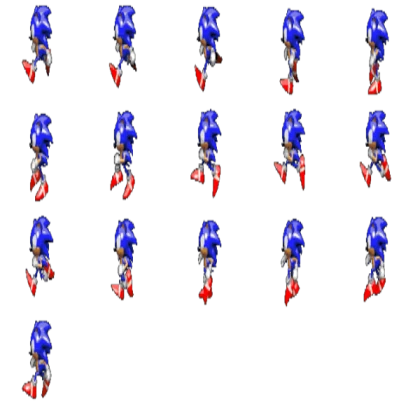 sonic sprite-sheet 1
