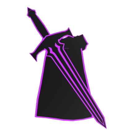 Purple Cartoony Cape + Sword