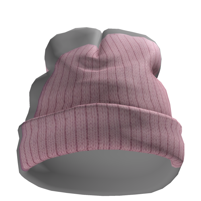Large Worn Pink Beanie