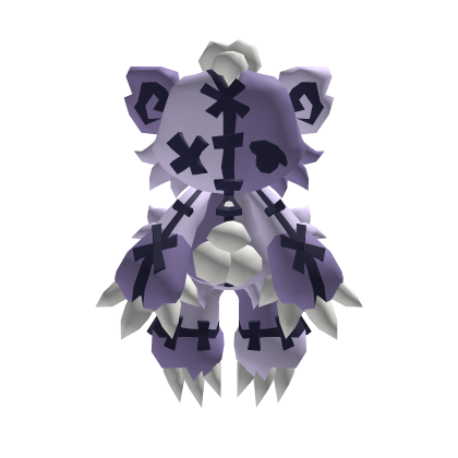 Haunted teddy (purple) Roblox item