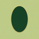 Royal Green Oval Luxury Liners