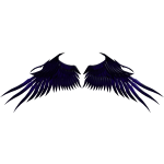 Purple Wings of The Angels