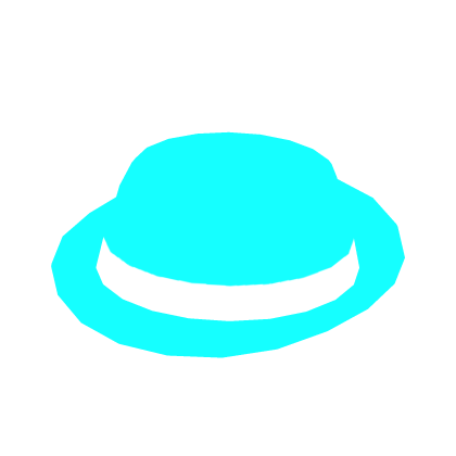 Blue Neon Fedora