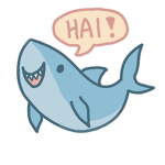 aesthetic baby sharks