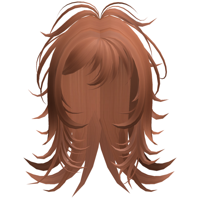 Emo Shaggy Layered Hair (Ginger)