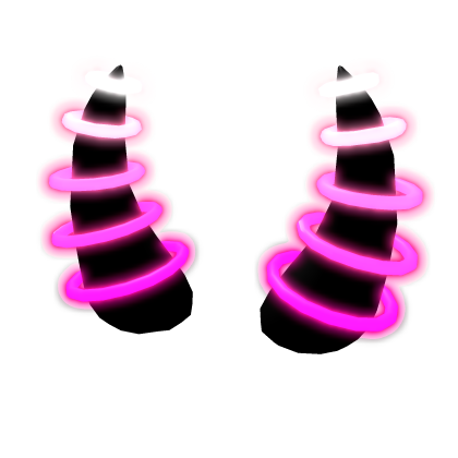 Neon Red Pink Emissive Horns