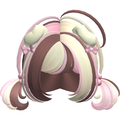 ♡ Cute neapolitan pigtails w/ puppy ears
