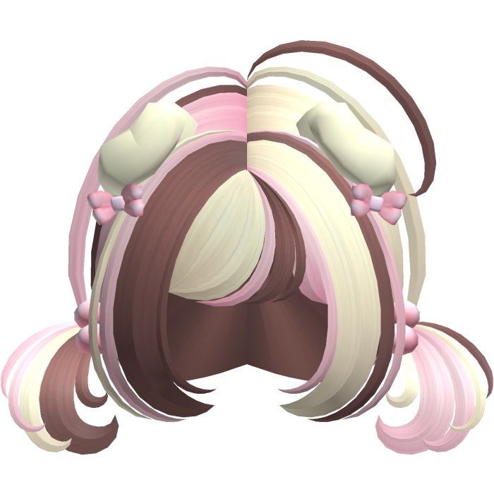 ♡ Cute neapolitan pigtails w/ puppy ears