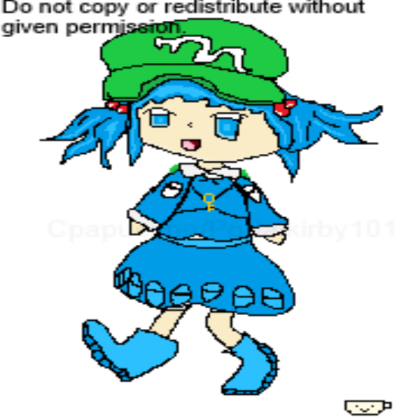 Nitori Kawashiro Pixel Chibi Roblox decal