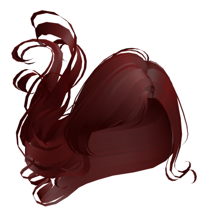 floating magical angel hair in red