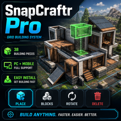 SnapCraftr Pro | Grid Building System