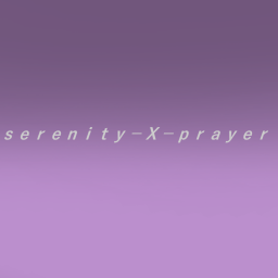 - serenity-X-prayer store -