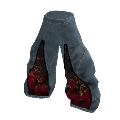 NOIR Y2K DENIM BAGGY PANTS