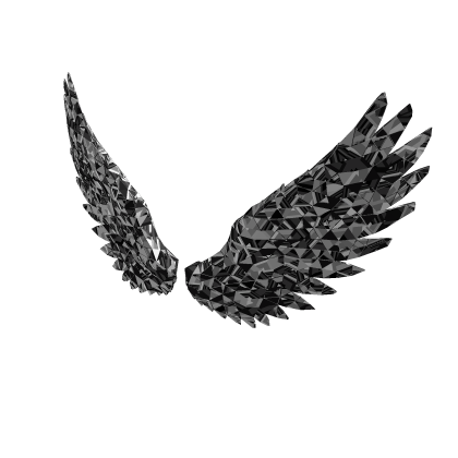 Angel Wings Black & White [GLITCH]