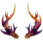 Sunset Antler Horns