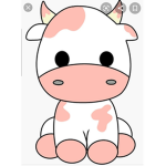 Strawberry Cow Fam "Moo Moo"