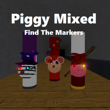 Piggy Mixed | Find The Markers
