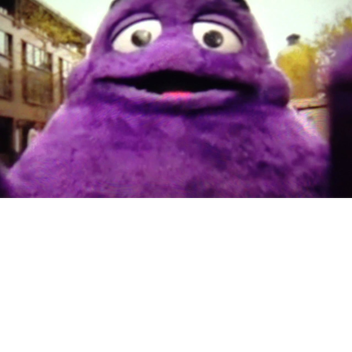 Super easy Minecraft Grimace obby!