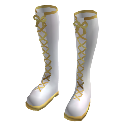 Rumi White Golden Boots 🎤 Kpop Demon Hunters